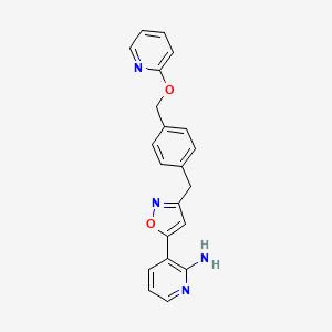 Структурная формула APX001A, CAS 936339-60-5, формула C21H18N4O2