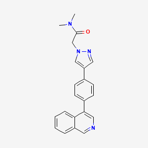 Структурная формула BI-1347, CAS 2163056-91-3, формула C22H20N4O
