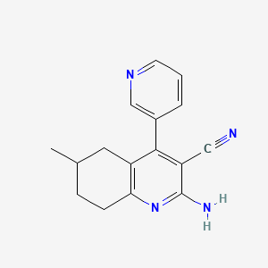Структурная формула BRD6989, CAS 642008-81-9, формула C16H16N4