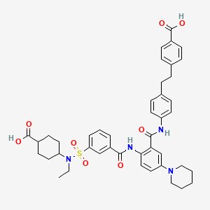 Структурная формула DS-2330, CAS 1634680-81-1, формула C43H48N4O8S