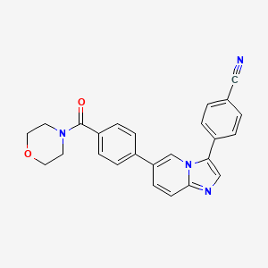 Структурная формула ETC-206, CAS 1464151-33-4, формула C25H20N4O2