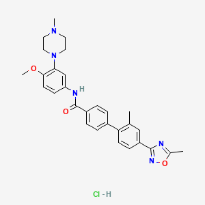 Структурная формула GR-127935 hydrochloride, CAS 148642-42-6, формула C29H31N5O3.HCl