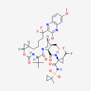 Структурная формула Voxilaprevir, CAS 1535212-07-7, формула C40H52F4N6O9S