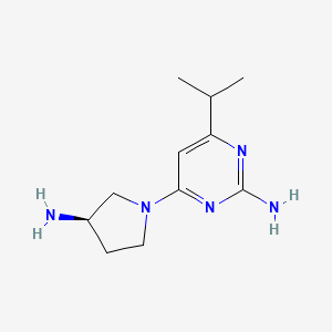 Структурная формула JNJ 39758979, CAS 1046447-90-8, формула C11H19N5
