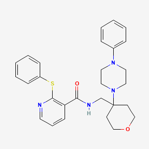 Структурная формула JNJ-47965567, CAS 1428327-31-4, формула C28H32N4O2S