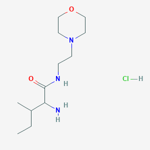 Структурная формула LM11A-31 dihydrochloride, CAS 1243259-19-9, формула C12H27Cl2N3O2