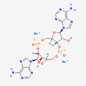 Структурная формула ADU-S100, CAS 1638750-95-4, формула C20H22N10Na2O10P2S2