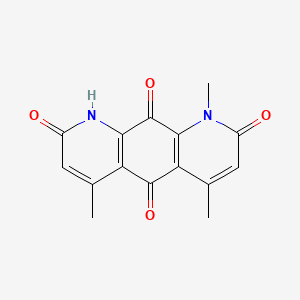 Структурная формула Deoxynyboquinone, CAS 96748-86-6, формула C15H12N2O4