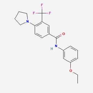 Структурная формула Ro 5212773, CAS 1110781-88-8, формула C20H21F3N2O2