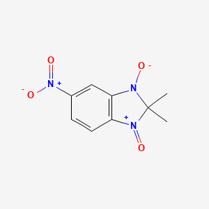 Структурная формула Sepin-1, CAS 163126-81-6, формула C9H9N3O4