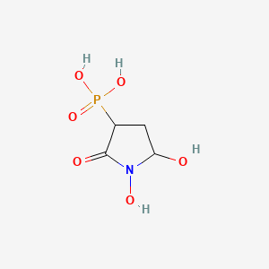 Структурная формула SF 2312, CAS 107729-45-3, формула C4H8NO6P