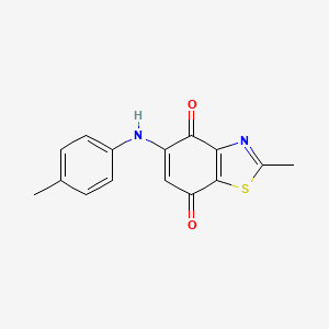 Структурная формула Ryuvidine, CAS 265312-55-8, формула C15H12N2O2S