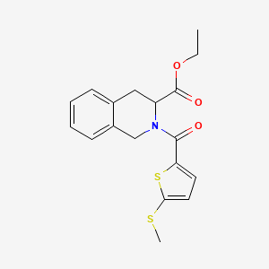 Структурная формула SR 8278, CAS 1254944-66-5, формула C18H19NO3S2