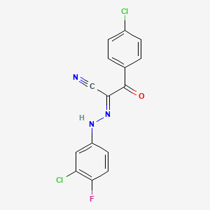 Структурная формула SC-99, CAS 882290-02-0, формула C15H8Cl2FN3O