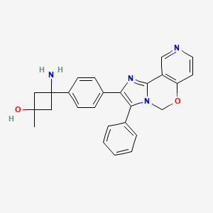 Структурная формула TAS-117, CAS 1402602-94-1, формула C26H24N4O2