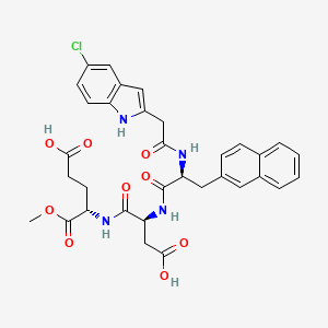 Структурная формула UU-T02, CAS 1500080-17-0, формула C33H33ClN4O9