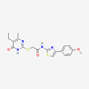 Структурная формула T16Ainh-A01, CAS 552309-42-9, формула C19H20N4O3S2