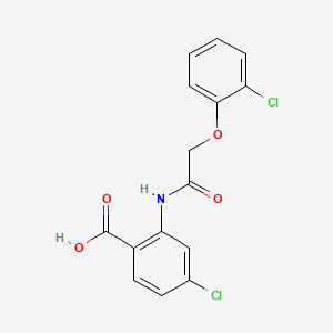 Структурная формула TRPM4 inhibitor 5, CAS 351424-20-9, формула C15H11Cl2NO4