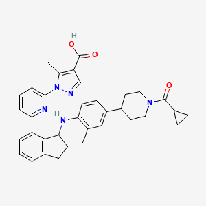 Структурная формула MGV354, CAS 1852495-86-3, формула C35H37N5O3