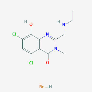 Структурная формула PBT434, CAS 1232841-78-9, формула C12H14BrCl2N3O2