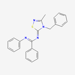 Структурная формула RNF5 INHIBITOR INH-02, CAS 324579-65-9, формула C23H20N4S