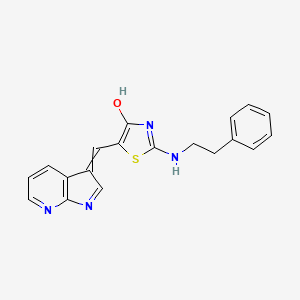 Структурная формула DJ4, CAS 1681020-24-5, формула C19H16N4Os