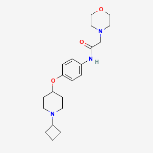 Структурная формула SUVN-G3031, CAS 1394808-82-2, формула C21H31N3O3