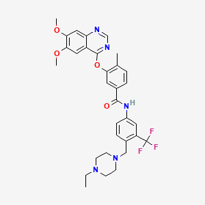 Структурная формула TL02-59, CAS 1315330-17-6, формула C32H34F3N5O4