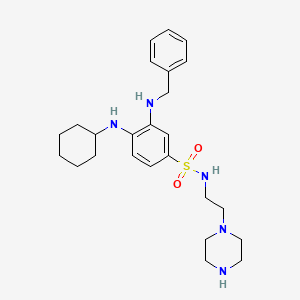 Структурная формула UAMC-3203 free base, CAS 2271358-64-4, формула C25H37N5O2S