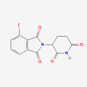 Структурная формула E3 ligase Ligand 4(TC-E3 5032), CAS 835616-60-9, формула C13H9FN2O4