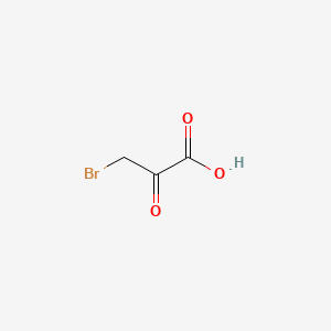 Структурная формула 3-Bromopyruvic acid, CAS 1113-59-3, формула C3H3BrO3