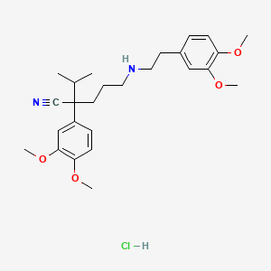 Структурная формула Norverapamil hydrochloride, CAS 67812-42-4, формула C26H36N2O4.HCl