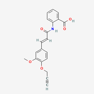 Структурная формула FT011, CAS 1001288-58-9, формула C20H17NO5