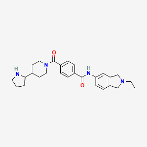 Структурная формула UNC-1679, CAS 1456885-62-3, формула C27H34N4O2