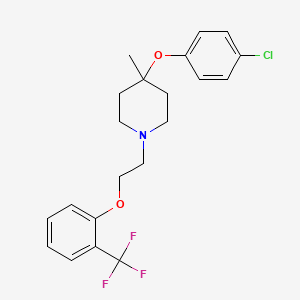 Структурная формула BRD5814, CAS 1953181-29-7, формула C21H23ClF3NO2