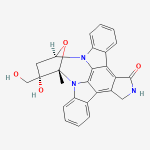 Структурная формула Lestaurtinib, CAS 111358-88-4, формула C26H21N3O4