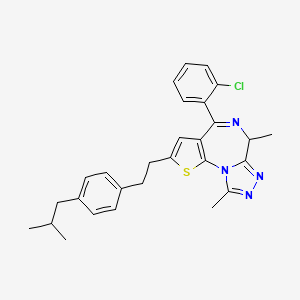Структурная формула Israpafant, CAS 117279-73-9, формула C28H29ClN4S