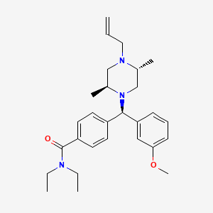 Структурная формула SNC-80, CAS 156727-74-1, формула C28H39N3O2