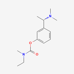 Структурная формула Rivastigmine, CAS 123441-03-2, формула C14H22N2O2