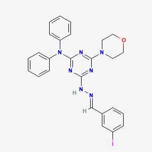 Структурная формула Vacuolin-1, CAS 351986-85-1, формула C26H24In7O