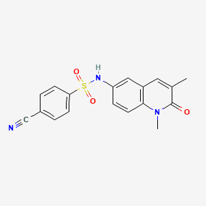 Структурная формула NI-42, CAS 1884640-99-6, формула C18H15N3O3S