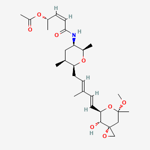Структурная формула Spliceostatin A, CAS 391611-36-2, формула C28H43NO8