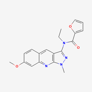 Структурная формула ML359, CAS 1069858-99-6, формула C19H18N4O3