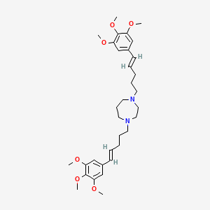 Структурная формула K-7174, CAS 191089-59-5, формула C33H48N2O6