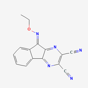 Структурная формула USP8-IN-22e, CAS 924296-19-5, формула C15H9N5O