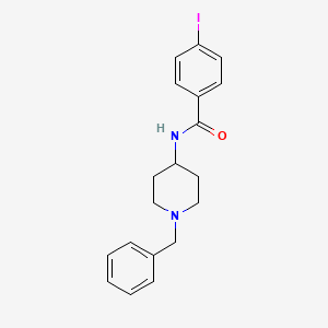 Структурная формула 4-IBP, CAS 155798-08-6, формула C19H21In2O