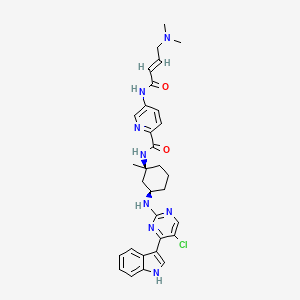 Структурная формула SY-1365, CAS 1816989-16-8, формула C31H35ClN8O2
