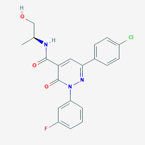 Структурная формула BAY2335218(BAY-218), CAS 2162982-11-6, формула C20H17ClFN3O3