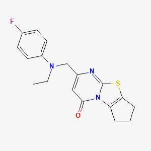 Структурная формула GNE-8324, CAS 1698901-76-6, формула C18H18FN3Os