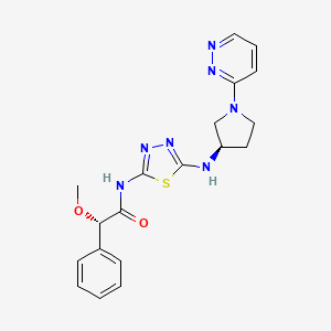 Структурная формула GLS1 Inhibitor, CAS 1832646-52-2, формула C19H21N7O2S